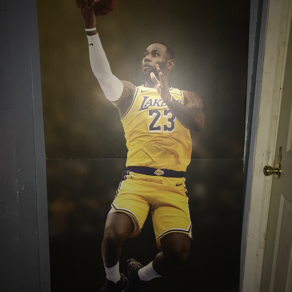 LeBron James 23 Lakers 6ft poster